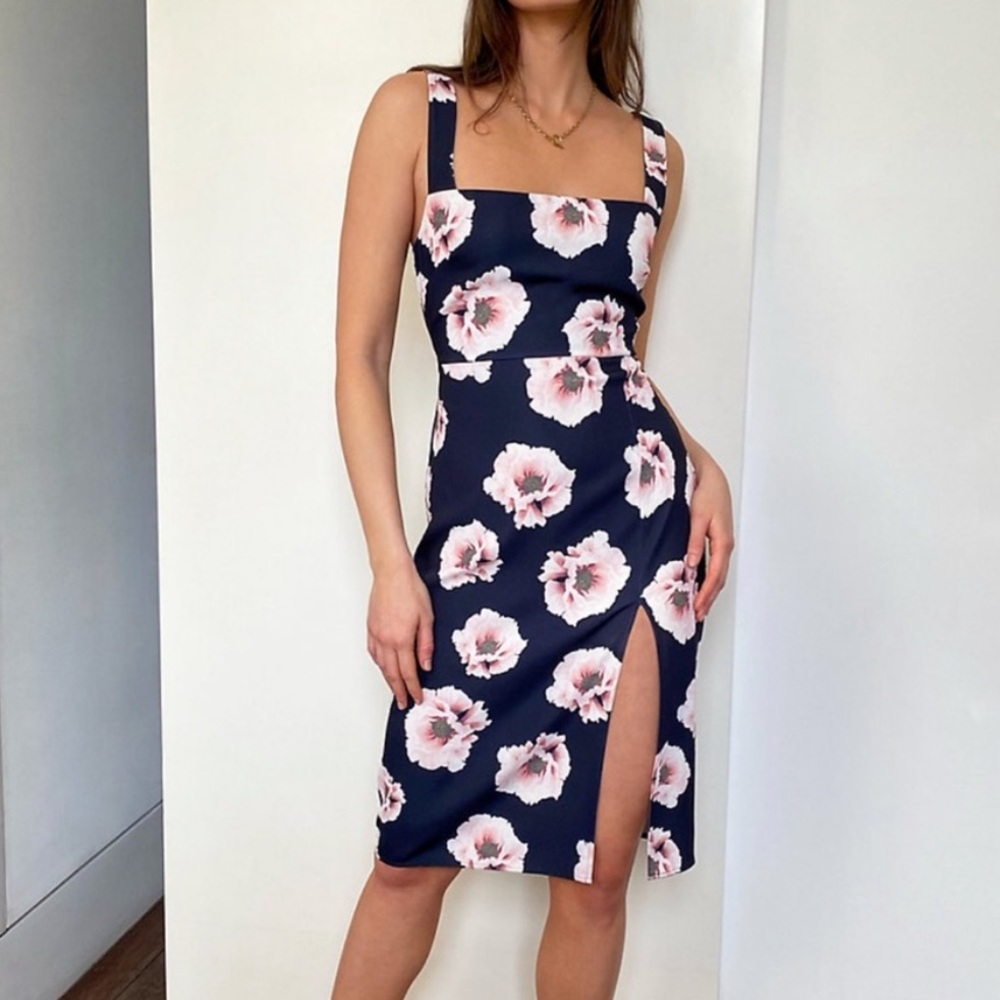 Aritzia Babaton Flower Print Dress, worn once